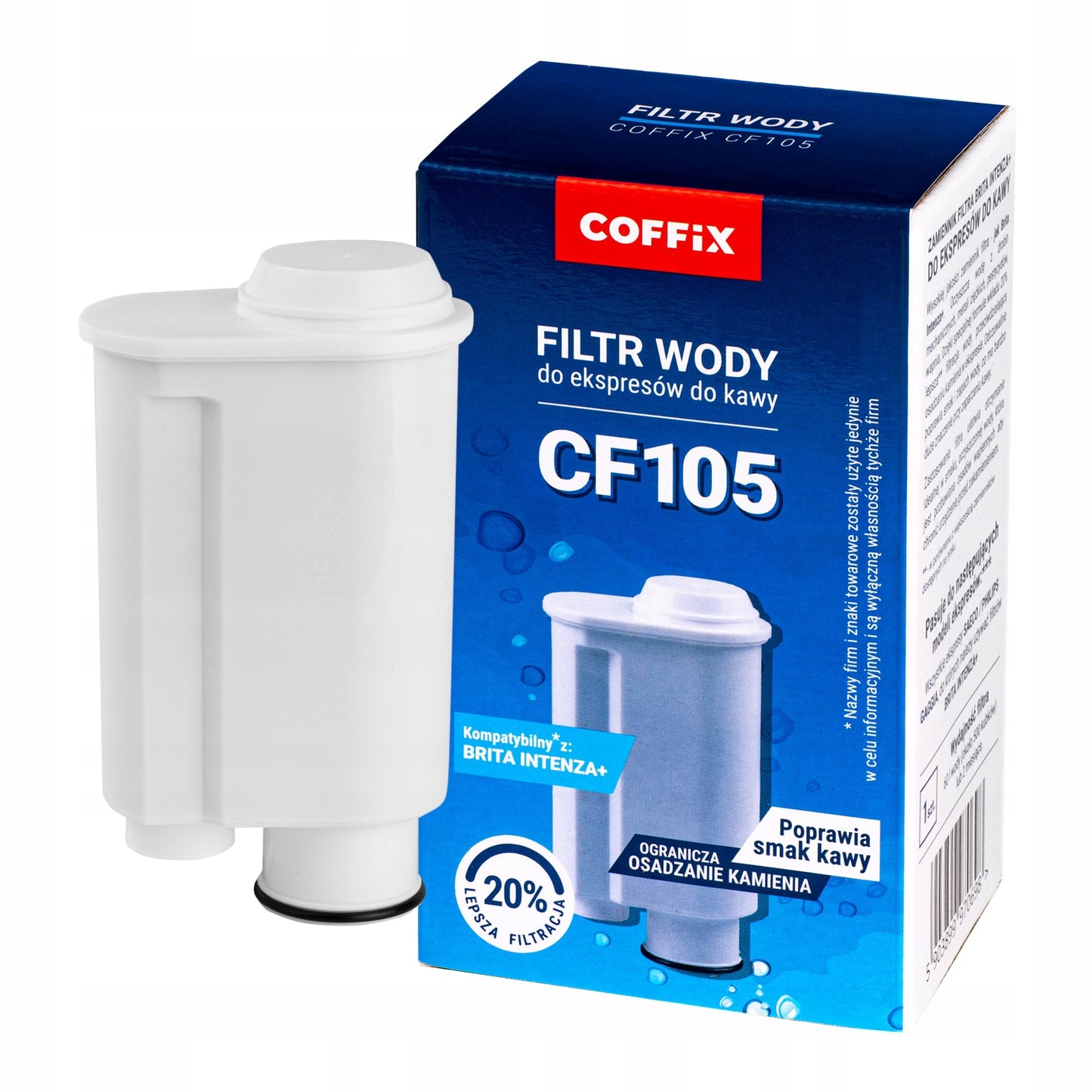 Filtr wody COFFIX CF105 do ekspresów Saeco Philips - zamiennik Brita Intenza+