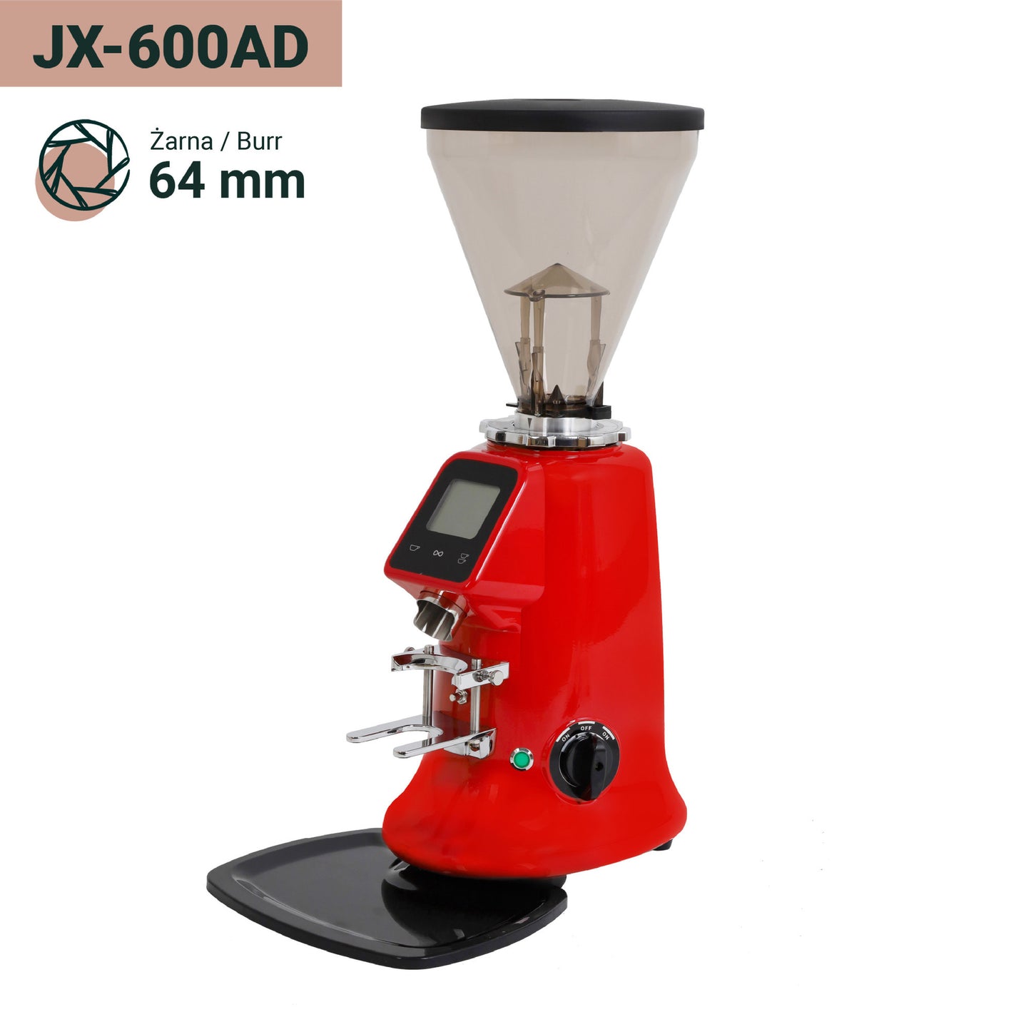 Młynek Coffee Format JX-600AD – Czerwony