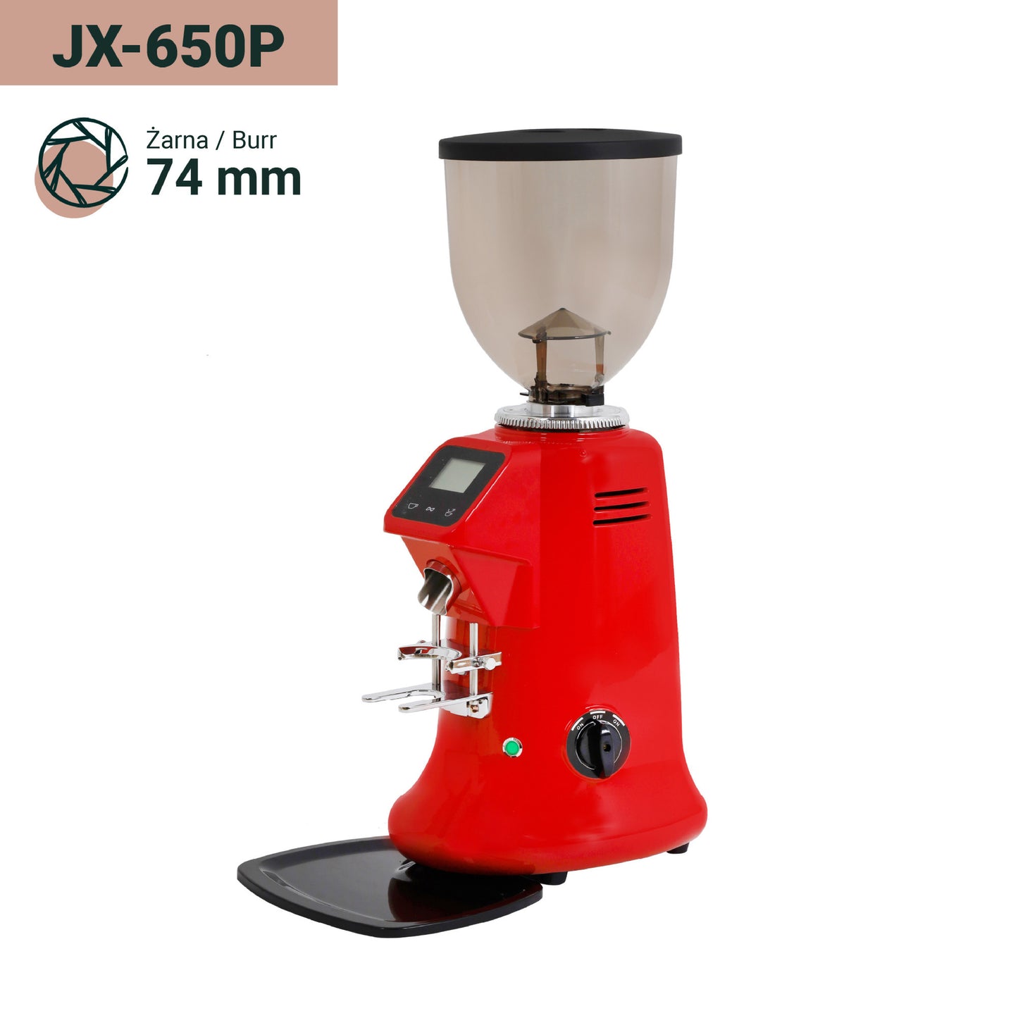Młynek Coffee Format JX-650P – Czerwony