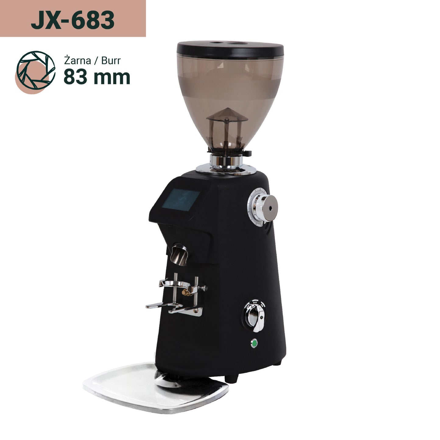 Młynek Coffee Format JX-683 – Czarny połysk