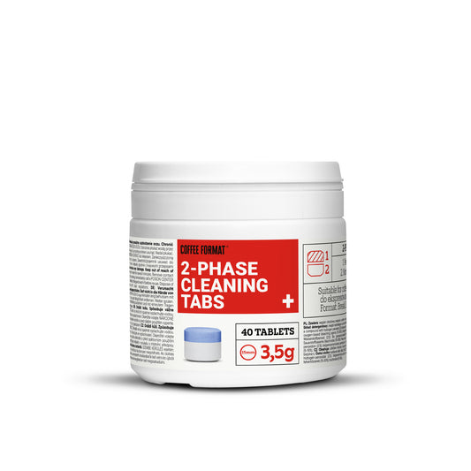Coffee Format 2-Phase Cleaning Tabs+ 40 szt. x 3,5g