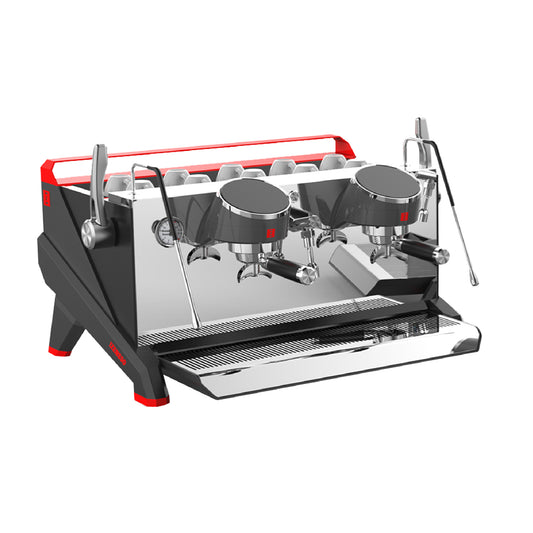 Ekspres kolbowy Izensso RAPTOR 2-grupowy – Czarny