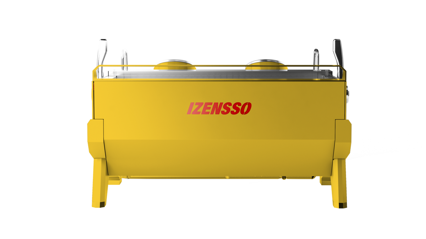 Ekspres kolbowy Izensso RAPTOR 2-grupowy – Żółty